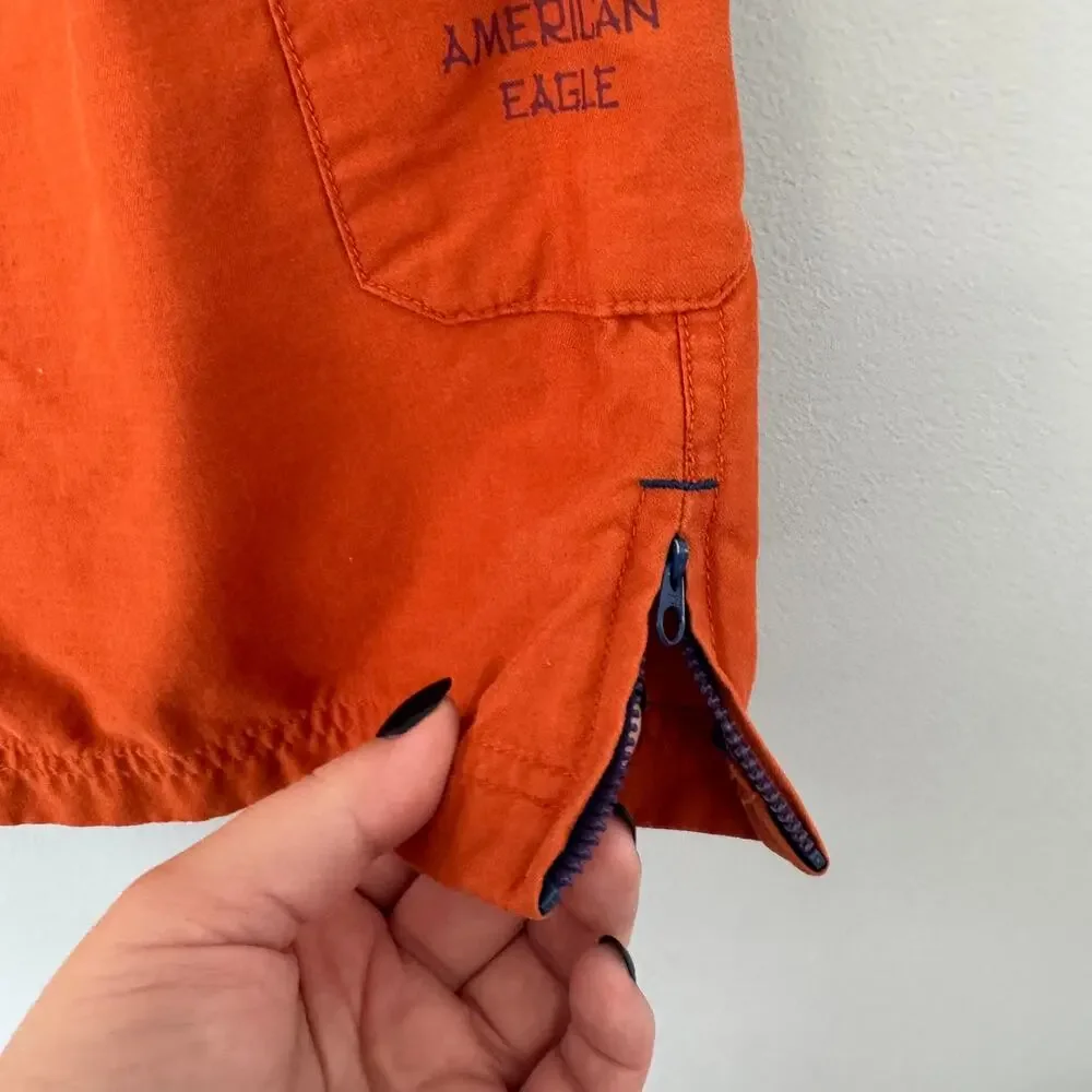 Y2K American Eagle Outfitters Cargo Sport Mini Skirt Womens Size 2 Vintage 2000s - Picture 2 of 9
